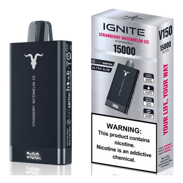 VAPER IGNITE V150 15000 STRAWBERRY WATER ICE